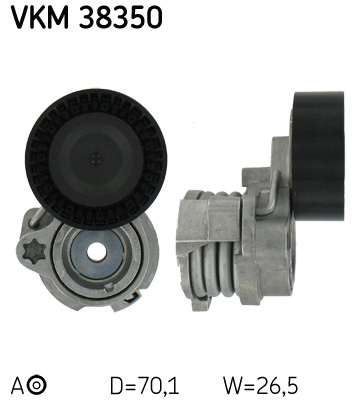 Belt Tensioner, V-ribbed belt - VKM 38350 SKF